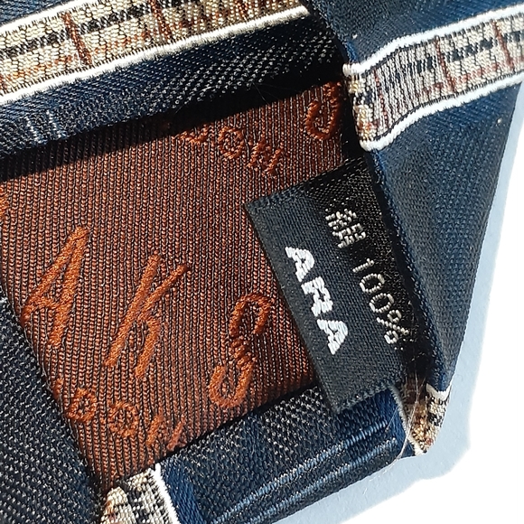 Daks London ARA New With Tags Textured Necktie - Picture 2 of 6